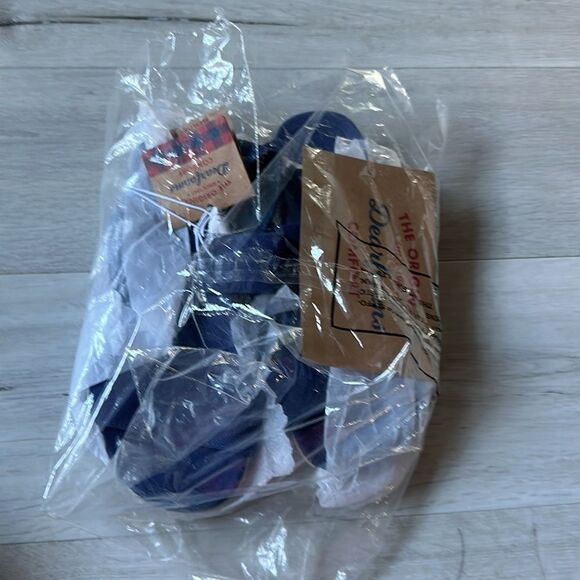 Dearfoams Women's Original Comfort Backstrap Casual Open Toe Sandal Blue 9.5 nwt - Picture 6 of 9